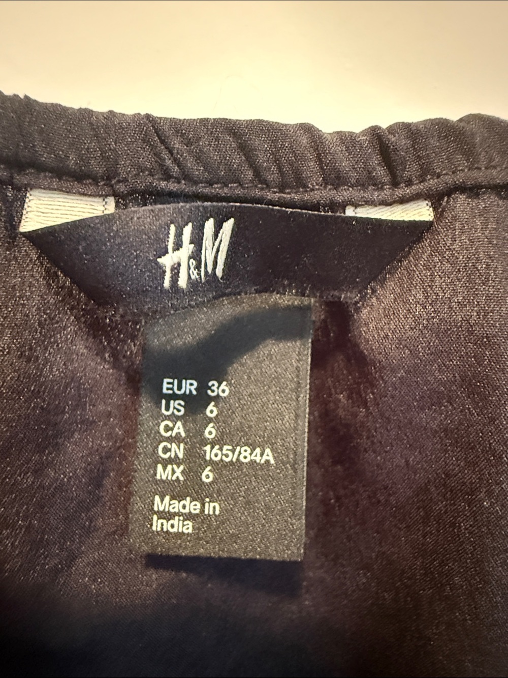 H&M Black Ruffle-Front Mini Sundress - Picture 2 of 4